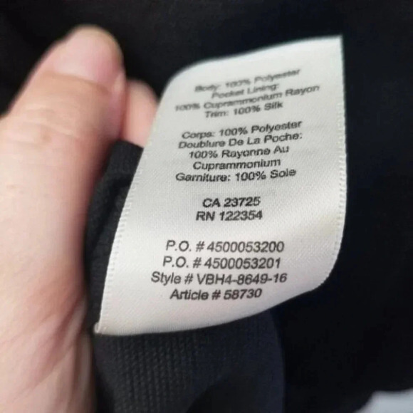 Aritzia Wilfred Black Grignard Romper Long Sleeve Scoop Neck Playsuit XS - Picture 14 of 14